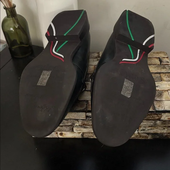 SARTO (US 6) by Franco Sarto Eda Loafer Leather Padded Sturdy Sole English Green - Picture 9 of 16